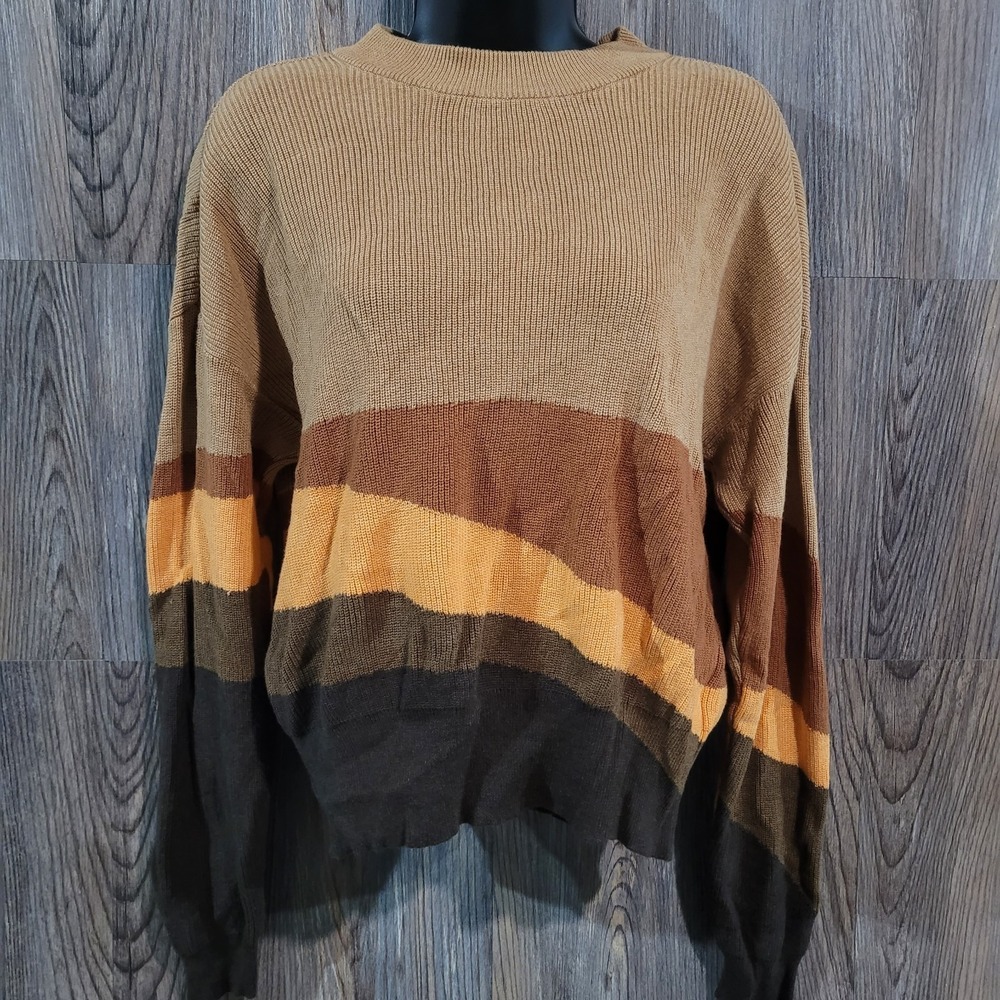 prAna Desert Road Pullover Sweater Sm Organic Cotton Western Granola Sustainable